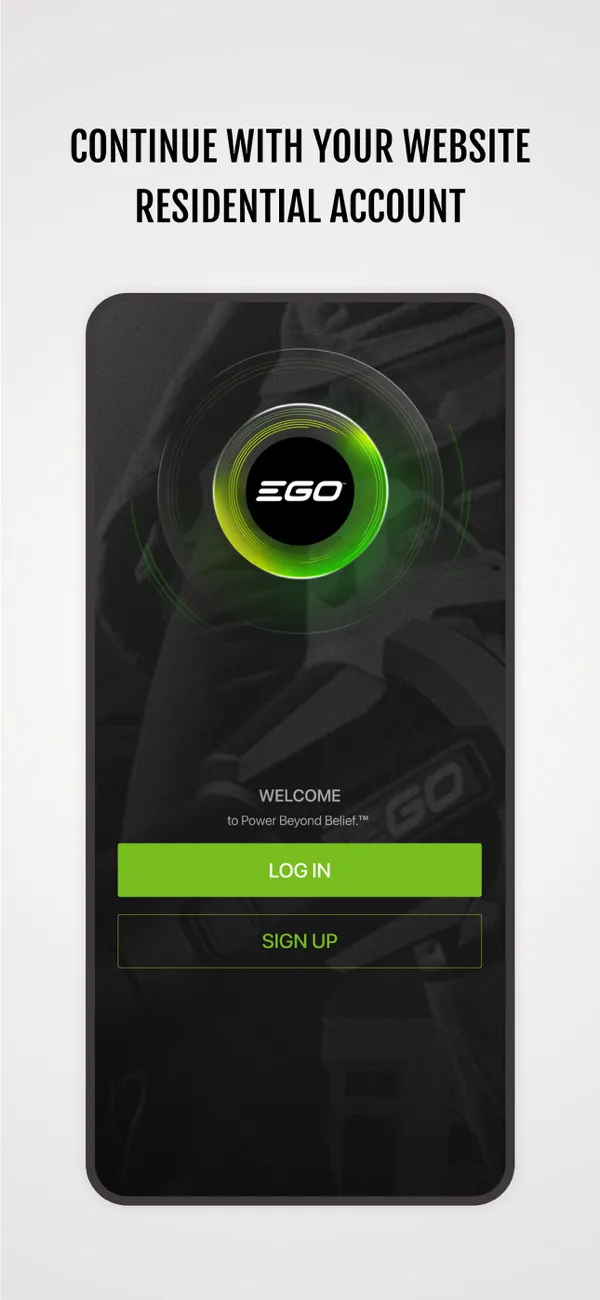 Schermata di accesso, che chiede di entrare con l'account del sito EGO